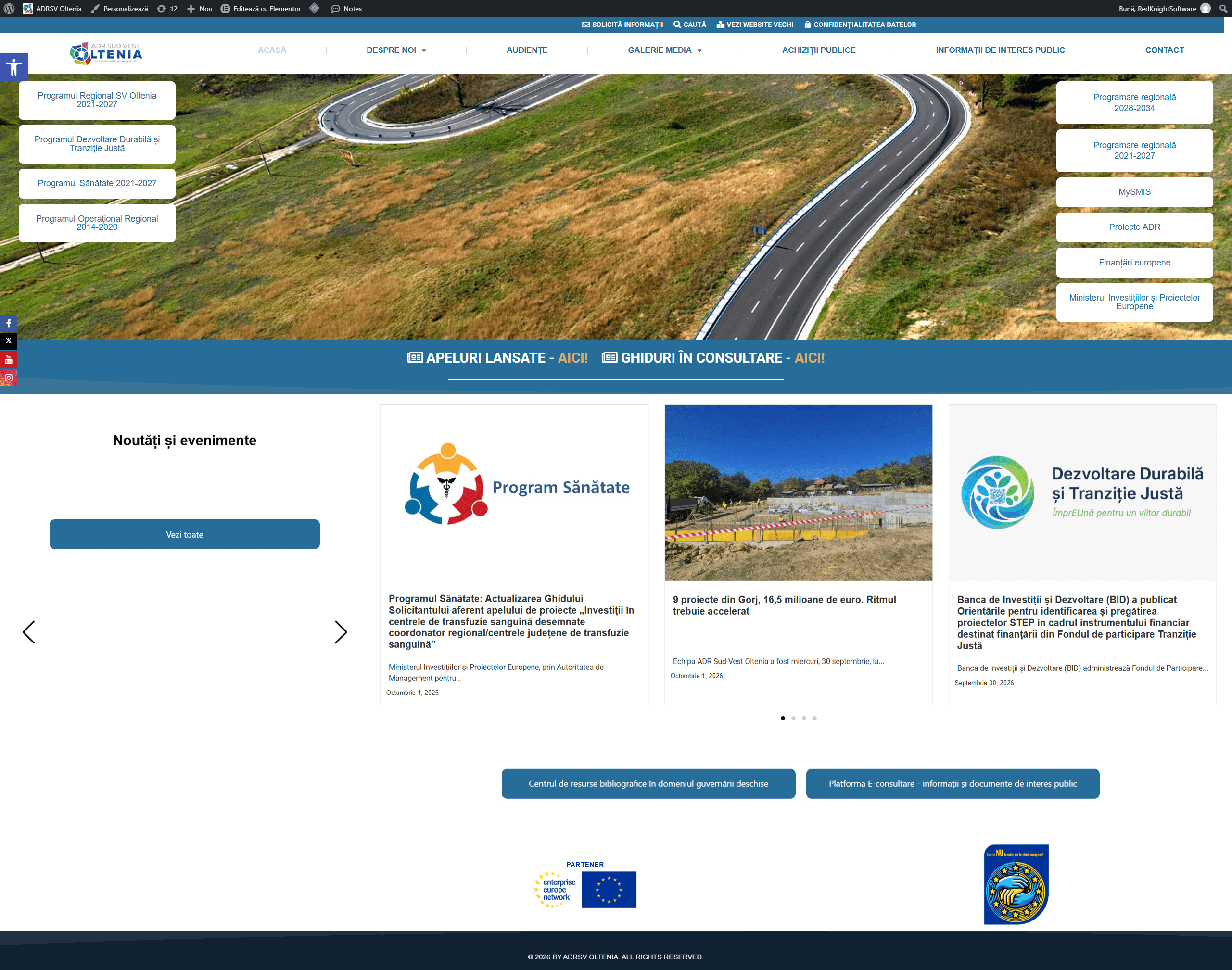 ADR Sud-Vest Oltenia screenshot