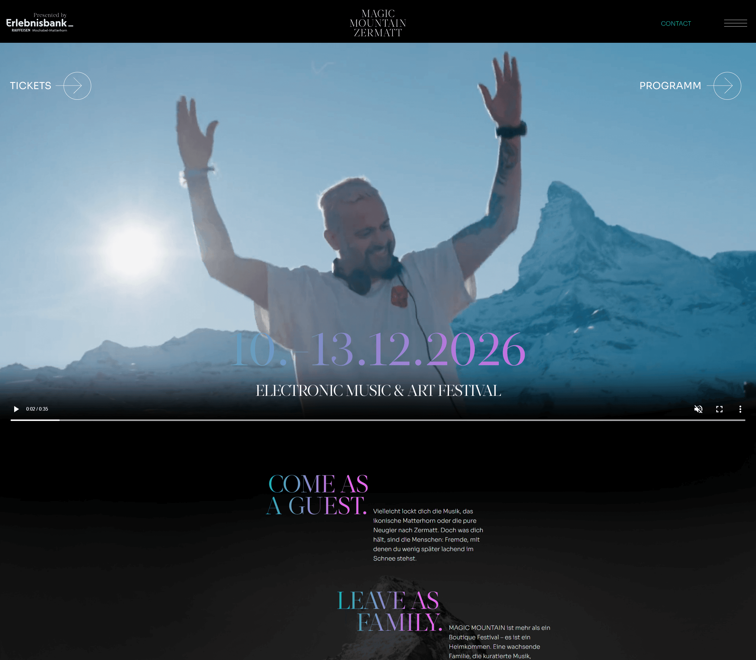 Magic Mountain Zermatt screenshot